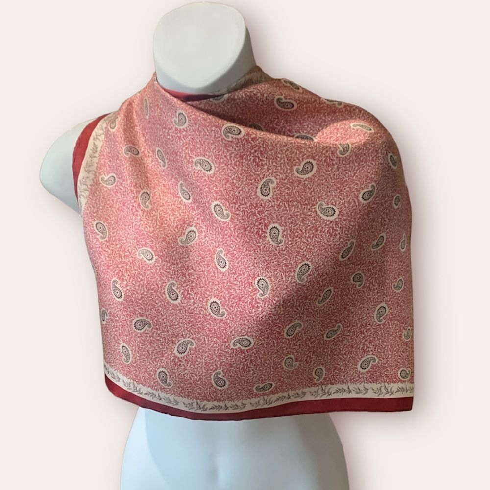 Anne Klein Paisley Vintage Scarf